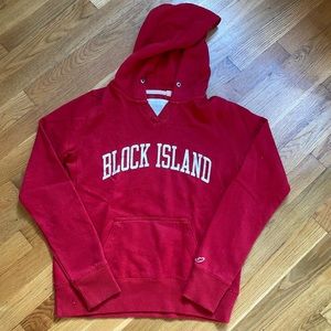 Block Island Kids Red Sweatshirt Hoodie